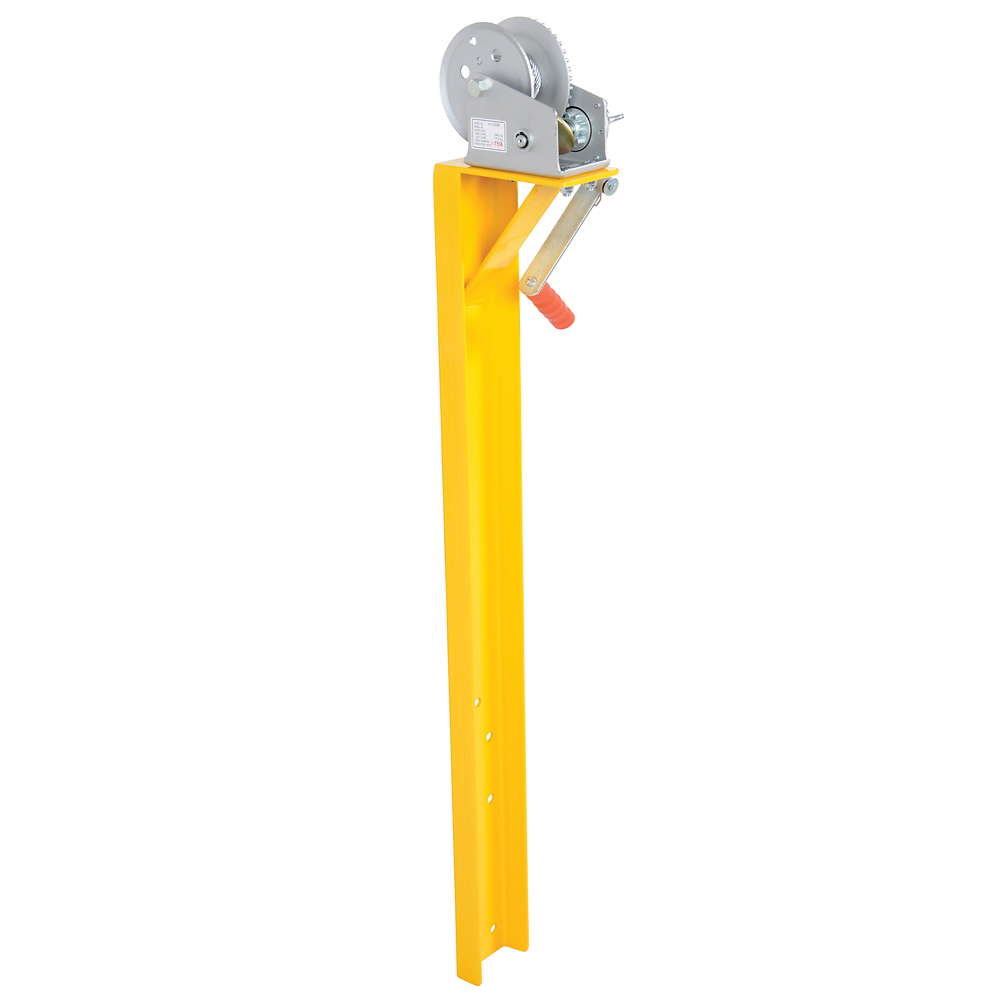 Vestil Battery Transfer Platform Winch - 1200-Lb. Capacity, 30-Gal. Drum, Model# BTC-WINCH